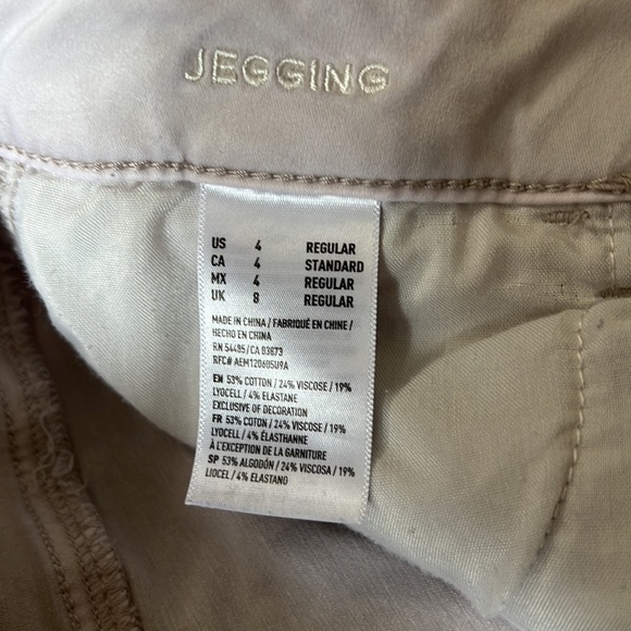 American Eagle Women’s Off White/Cream Jegging - Picture 4 of 4